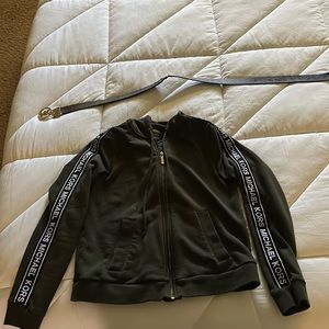 Michael Kors zip up hoodie and belt